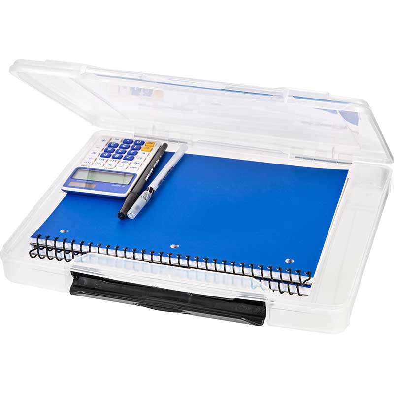 Portable Project Case with Buckle, Clear