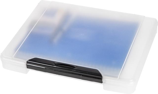 Portable Project Case with Buckle, Clear – IRIS USA