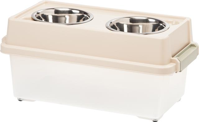 Elevated Feeder with Airtight  Storage - Medium - image 1#color_white