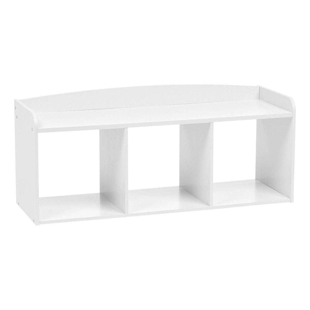 Kid's Wooden Storage Bench - image 1#color_white