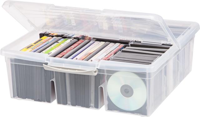 Modular Divided Media Storage Box - Large – IRIS USA