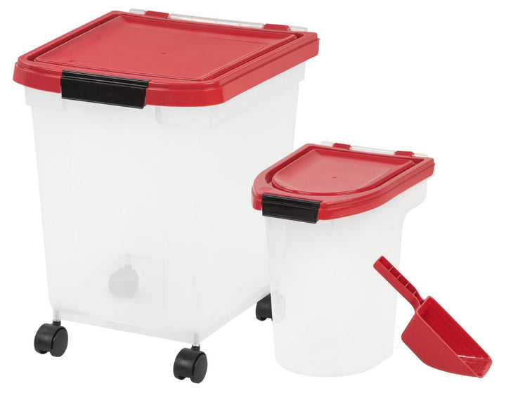 Airtight Pet Food Storage Combo - 3 Piece - image 1#color_red