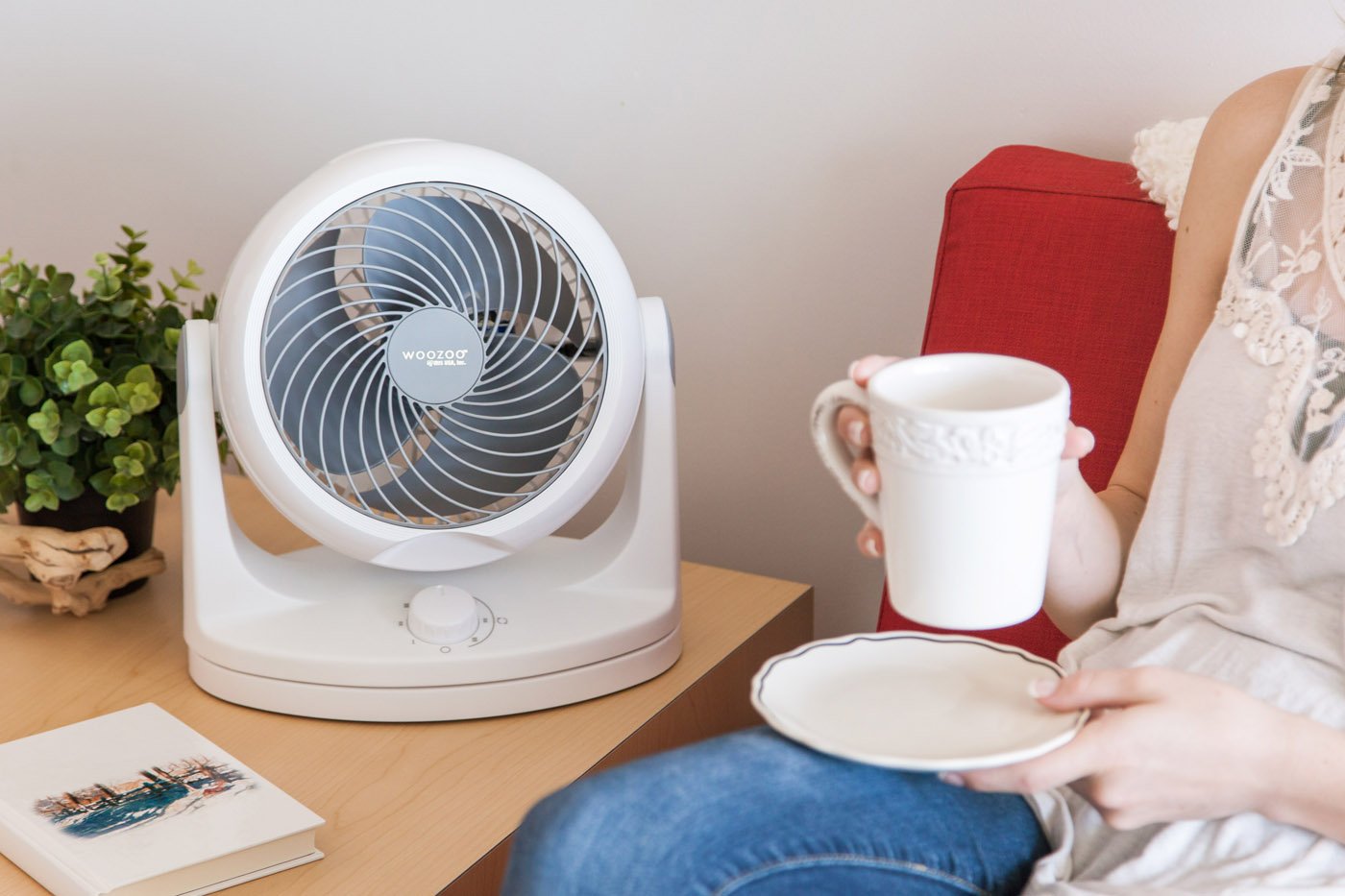 WOOZOO® Turbo Fan Large - Horizontal Oscillation, Vertical Tilt