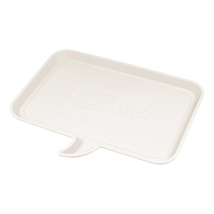 Medium "FEED ME" Feeding Mat for Dog or Cat, Ivory - IRIS USA, Inc.