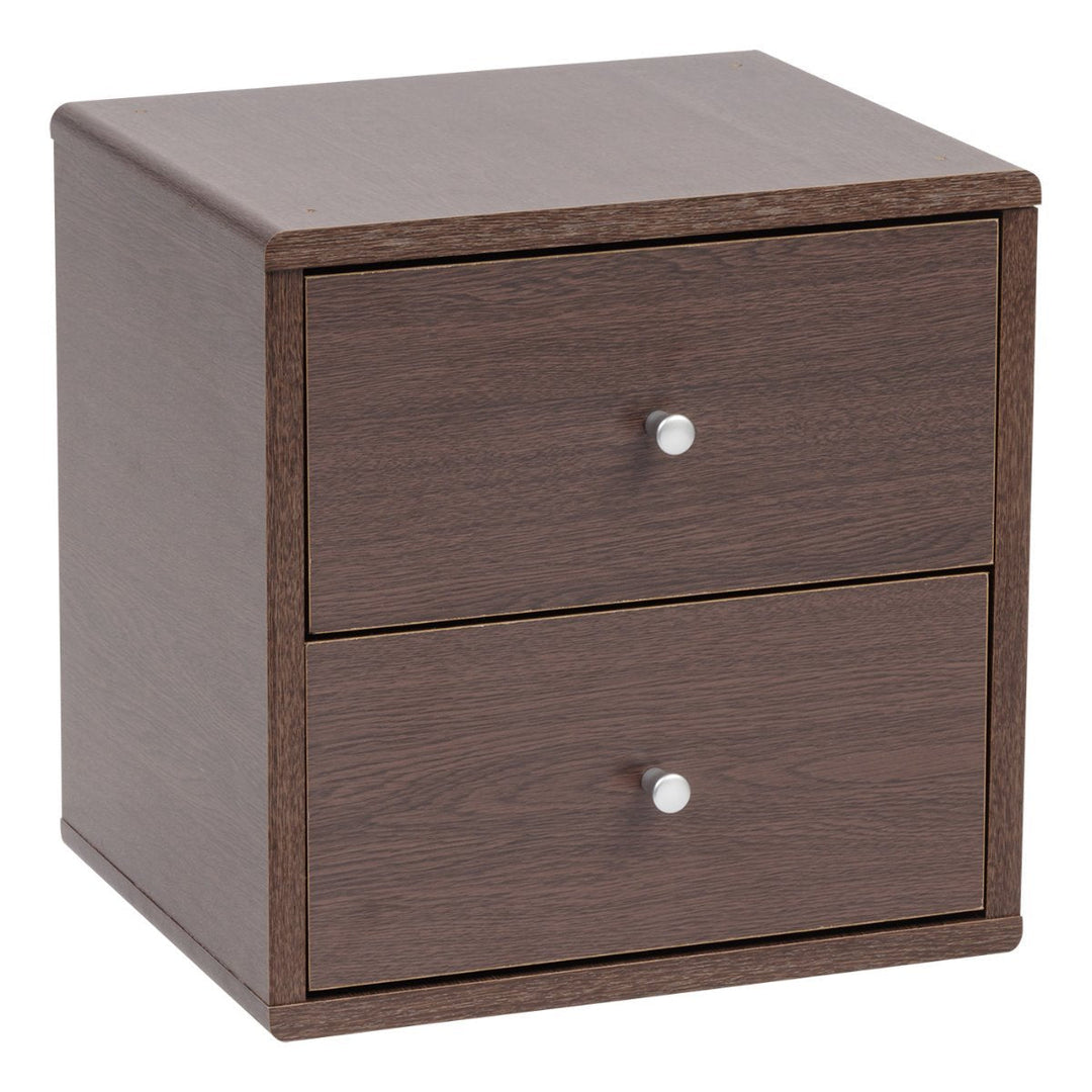 Wood Storage Cube - 2 Drawer - image 1
