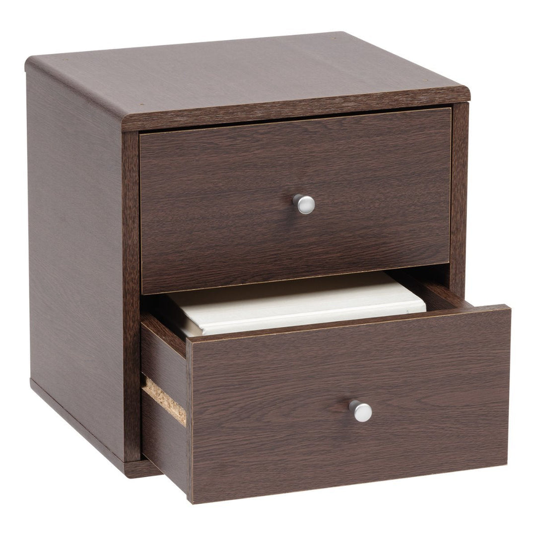 Wood Storage Cube - 2 Drawer - IRIS USA, Inc.