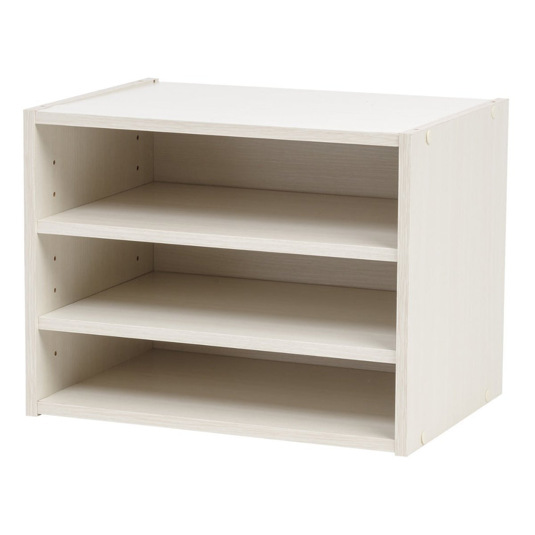 Modular Wood Stacking Box with Shelves - IRIS USA, Inc.