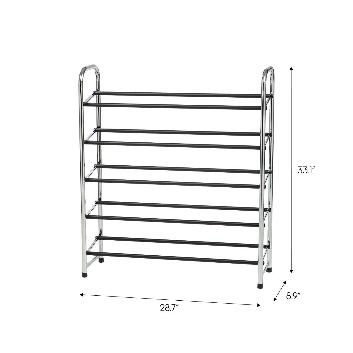 5 foot online shoe rack