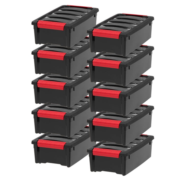 Stack and Pull Storage Box - 5 QT - image 1#color_black