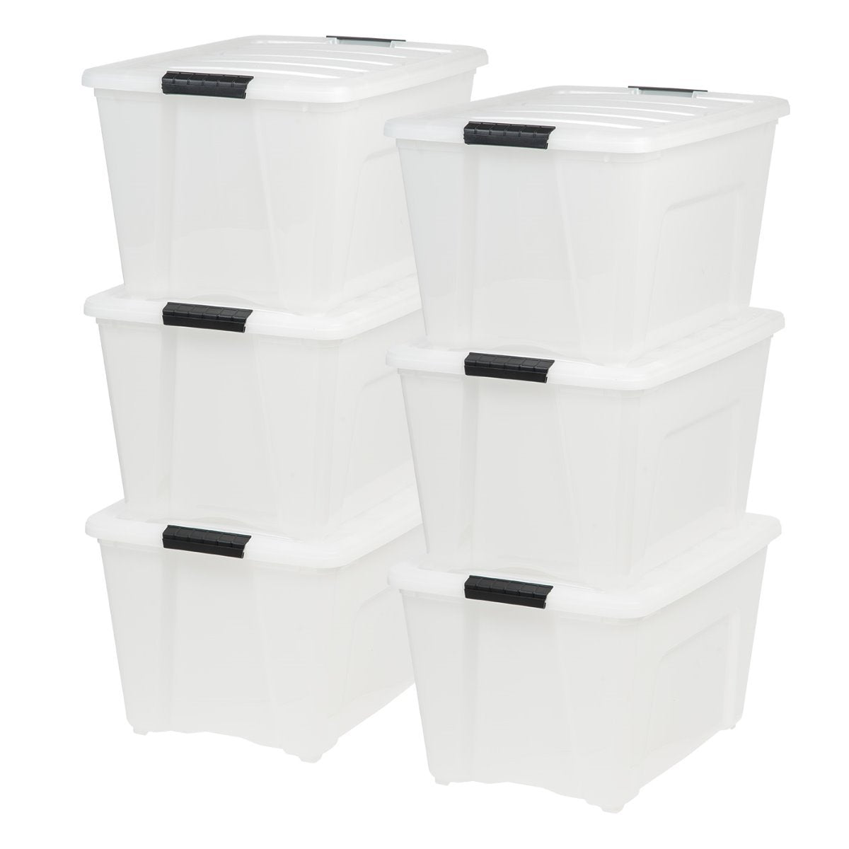 IRIS USA Stack & Pull Storage Box
