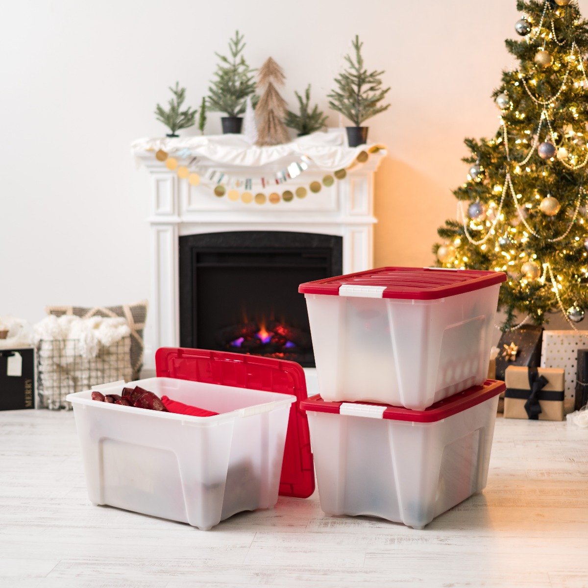 Holiday Stackable Storage Box – IRIS USA