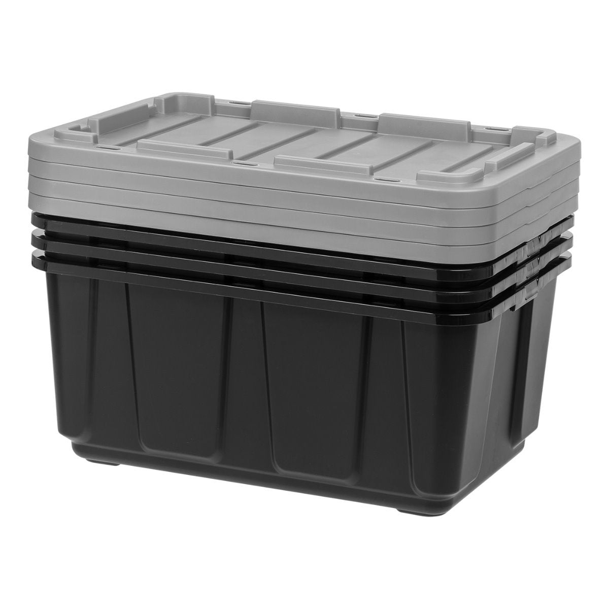 IRIS USA 27 Gallon Stackable Utility Storage Tote with Secure Lid