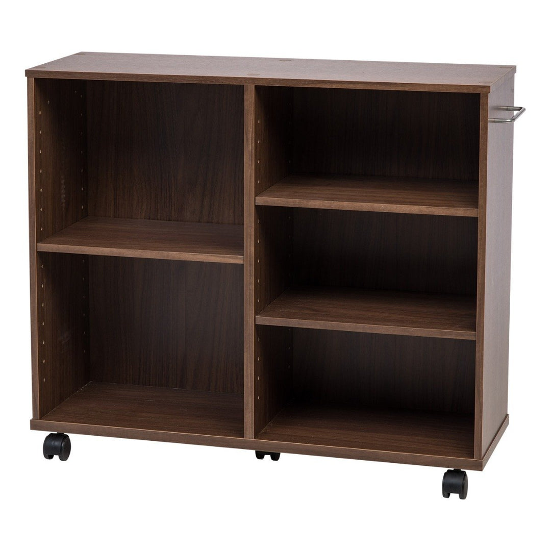 Wood Rooling Storage - Wide Deeep - image 1#color_brown